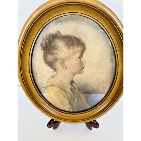 Vintage Framed Prints of Charlotte and Peter by Sidney Bell & Arthur Garrett - Picture 11 of 16